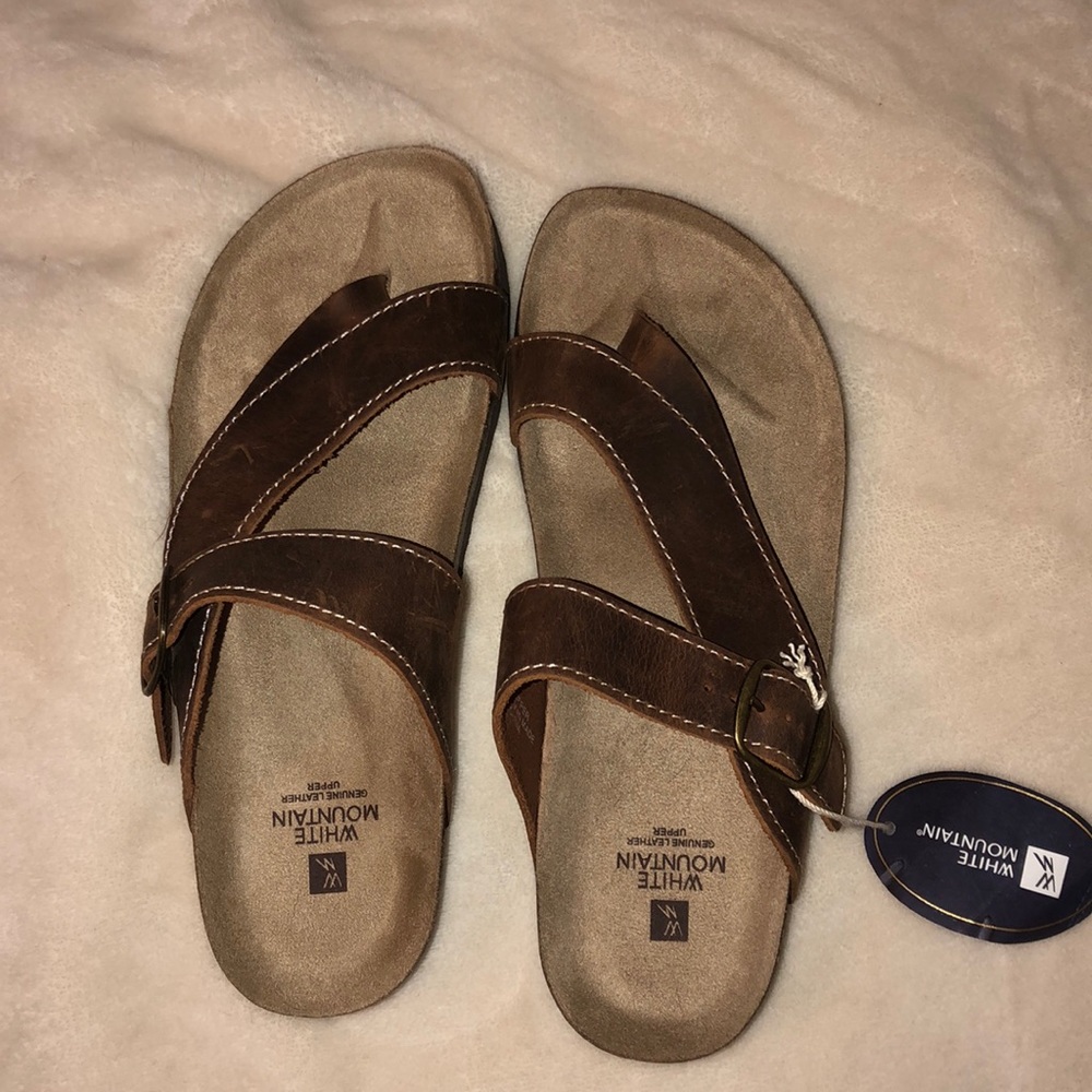 White mountain sandals